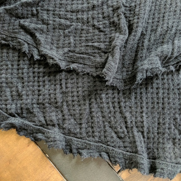 Yellow Chair High Low Cowl Neck Sweater - Picture 3 of 4